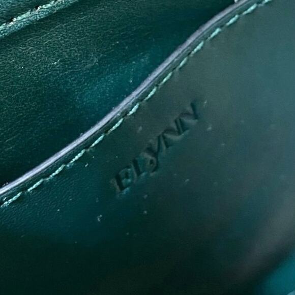 Flynn Dark Green Studded Handbag - Picture 6 of 8